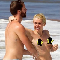 Remember When Miley Cyrus Went for a Topless Dip in the Ocean With Boyfriend Patrick Schwarzenegger?